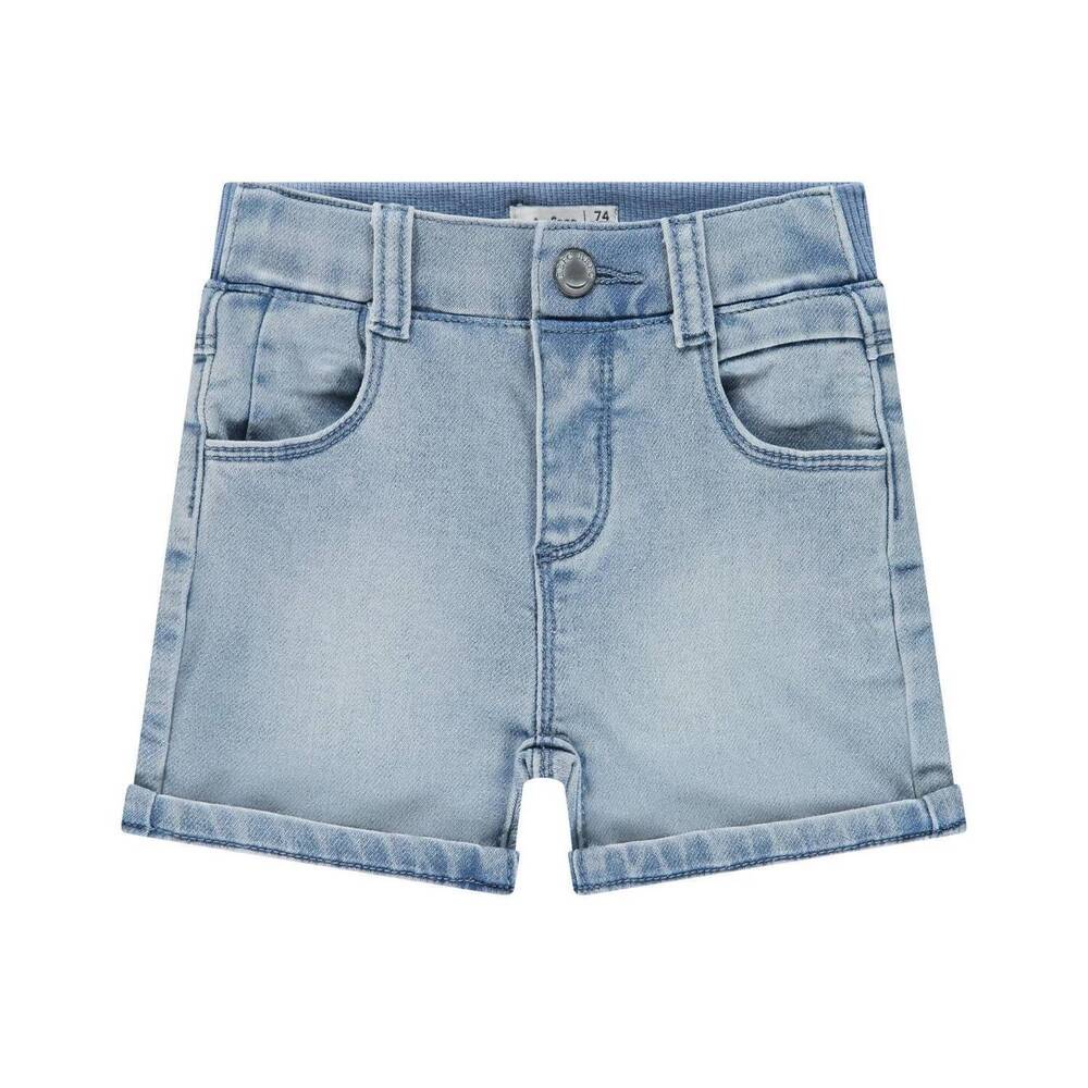 NEW BABYFACE boy's jogger short in grey blue denim